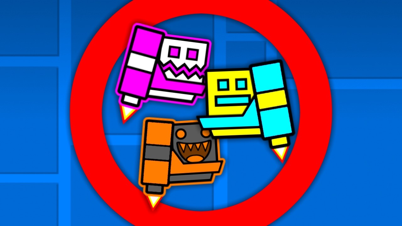 Last To Leave Circle Wins, But In Geometry Dash!