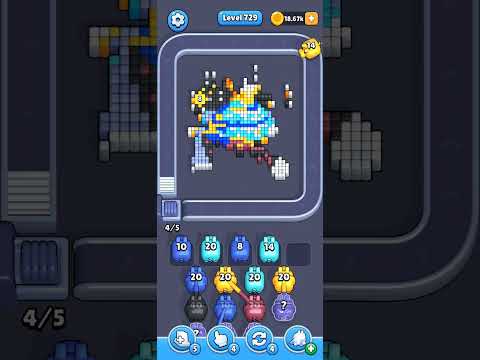 Pixel Flow Level 729 Walkthrough