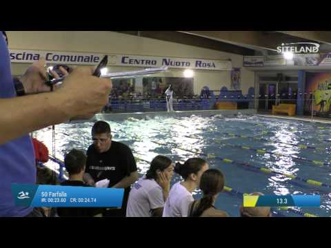 Serie 2 dei 50 Farfalla Juniores Maschi - Meeting di Halloween 10Trofeo citta' di Rosa'