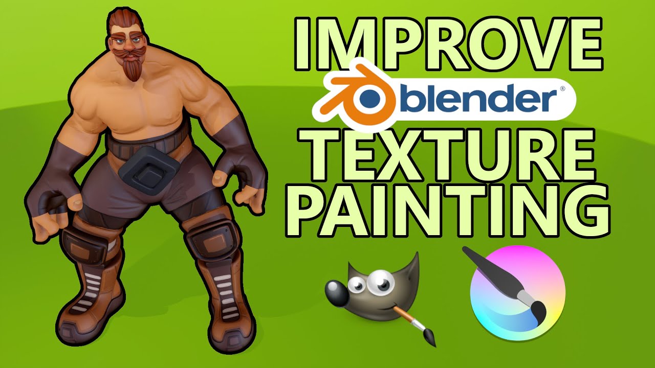 How to Improve Texture Painting Quickly in Blender
