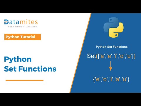 Python Set Functions Unlock The Power Of Sets In Python Python Tutorial Datamites