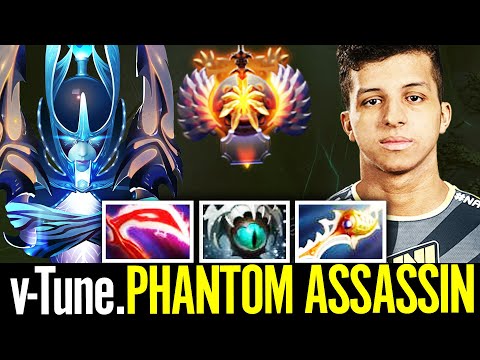V-Tune Phantom Assassin [FULL GAMEPLAY] - Pro Safelane Guide | Dota 2 IMMORTAL GAMEPLAY