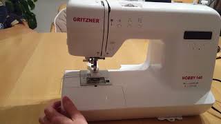 Gritzner Hobby 140 - Knopflochnähen