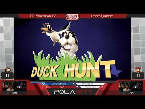 CFL Smackdown 182 WiiU - Raito (Duck Hunt) vs Kiki (Diddy Kong) - Losers Quarters