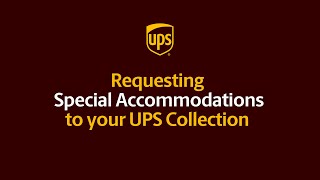  Requesting Special Accommodations to your Collection