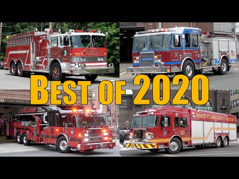 Fire Trucks Responding Compilation - Best of 2020