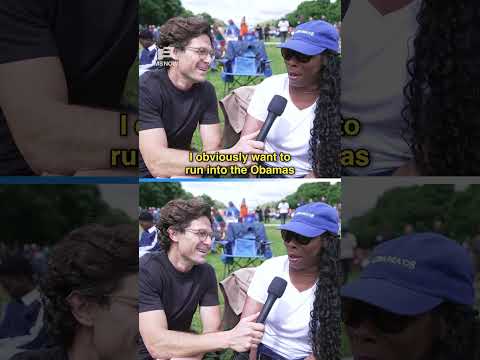 'I obviously want to run into the Obamas': Soboroff chats with ceremony attendee