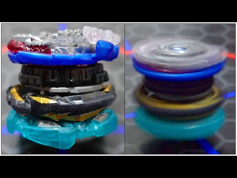 HEAVIEST BEYBLADE COMBO!! Biggest, Thickest, Tallest Beyblade Combo! Epic Illegal Beyblade Burst Mod