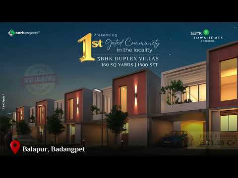 Sark Townhomes Nadergul Elevation 1