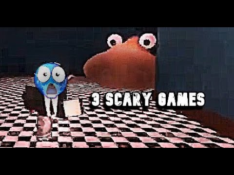 playing 3 "SCARY" games!! 😱