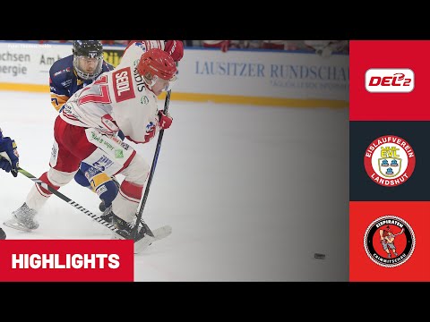 DEL2: EV Landshut vs. Eispiraten Crimmitschau | Highlights