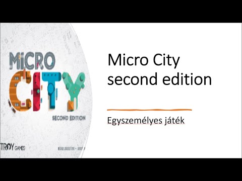 Micro City second edition - egyszemélyes játék - Robert SoloPlay