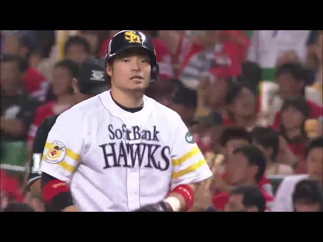 【CS Final】2回裏 ホークス・吉村 三遊間を破る勝ち越しタイムリーヒット!! 2014/10/18 H-F