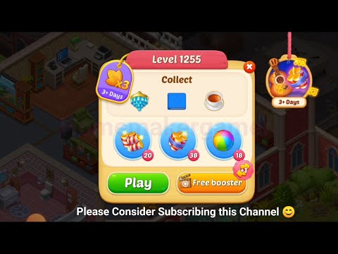 Matchington Mansion Level 1255, Level 1256(Hard Level) & Level 1257 - iOS/Android