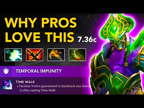 Nightfall FACELESS VOID Carry - Patch 7.36c | Full Gameplay Dota Class