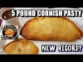 Massive 5 Pound Cornish Pasty Challenge Sonson S Pasty Company Freak Eating