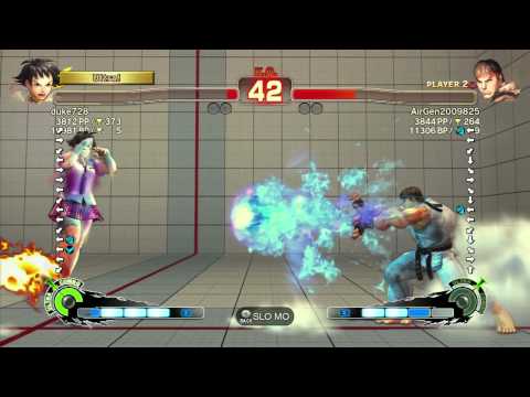 SSF4 AE: duke728 (Makoto) vs Air (Ryu) - Ranked Match (720p HD)