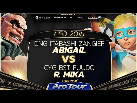 DNG Itabashi Zangief (Abigail) vs CYG BST Fuudo (R. Mika) - CEO 2018 - Top 96 - CPT 2018