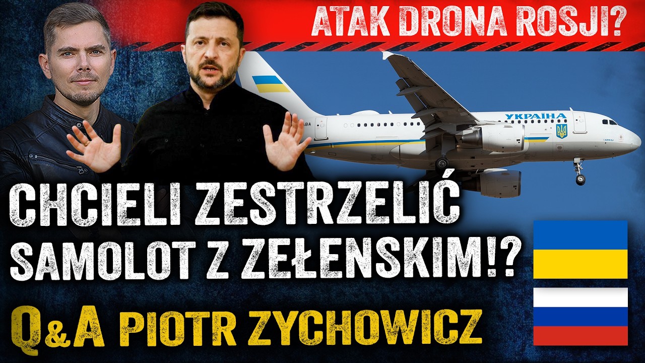Zamach na Zełenskiego? Dron miał zestrzelić samolot? Iran zniszczył myśliwce F-15! — Piotr Zychowicz