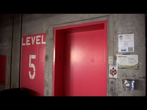 The famous 1993 Dover Impulse hydraulic elevator @ Market Garage, Roanoke, VA