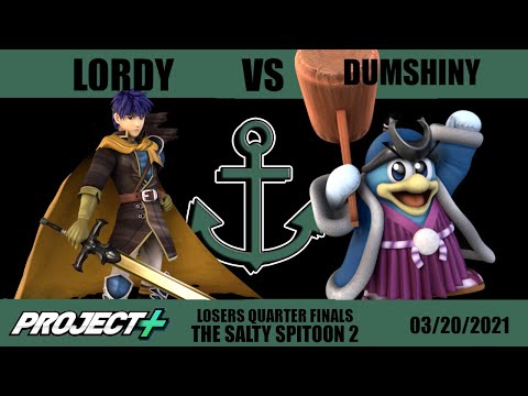 Lordy (Ike) vs Dumshiny (Dedede) The Salty Spitoon 2 Losers Quarter Finals [Project M] [P+]