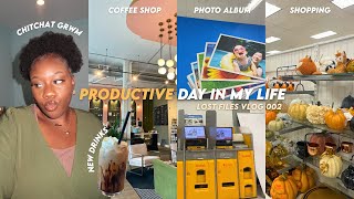 PRODUCTIVE DAY IN MY LIFE ˚ʚ♡ɞ˚| morning routine, chit chat grwm, coffee shop, gift shopping & MORE!