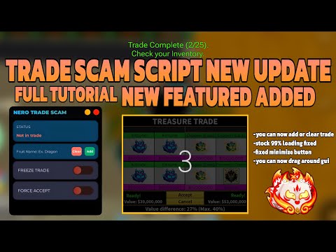[ NEW UPDATE ] TRADE SCAM SCRIPT | BLOXFRUITS | NEW FEATURED ADDED | NERO SCRIPT v2