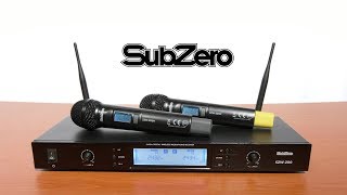 SubZero SZW-200H Duální digitální bezdrátové mikrofony. Uložit