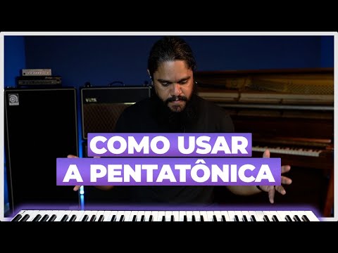 Como usar a pentatônica no teclado