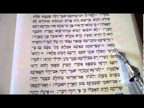 Haftorah Reading Parashat Devarim Shabbat Chazon Rabbi Moshe Weisblum הפטרה לפרשת דברים שבת חזון