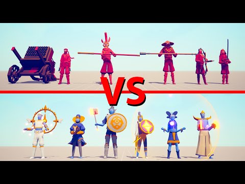 DYNASTY Team vs GOOD Team - Totally Accurate Battle Simulator TABS
