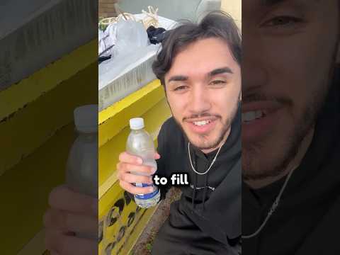 He filled his bath with prime... #shorts #shortsfeed #youtubeshorts #cringe #lifehack #comedy #funny