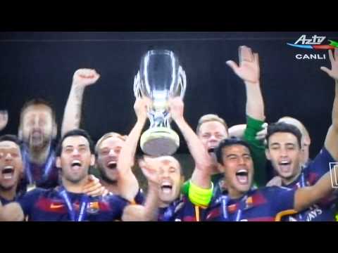 Barcelona wins UEFA supercup 2015