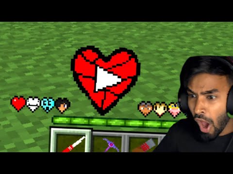 Wisdom Gamerz - Minecraft But There Are Indian Youtubers Hearts..