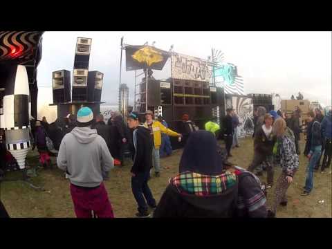 man does a side flip at french tek