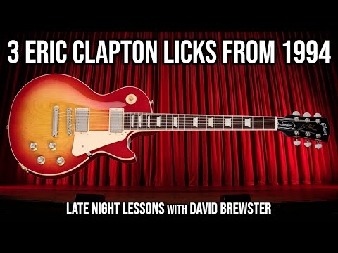 3 Eric Clapton Licks From 1994
