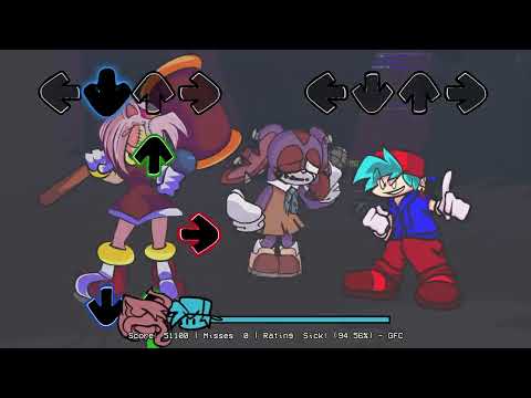 Friday Night Funkin' VS SONIC.EXE Hell Reborn V1 FULL WEEK + Cutscenes & Sally.EXE (FNF Mod/Encore)