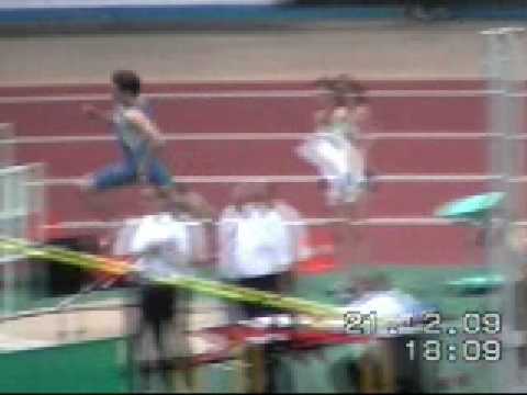 400m-Lauf des Clemens Zeller bei den Hallenstaatsmeisterscahften 2009