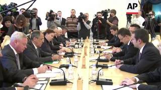 Russian FM Lavrov meets Hungarian counterpart Peter Szijjarto