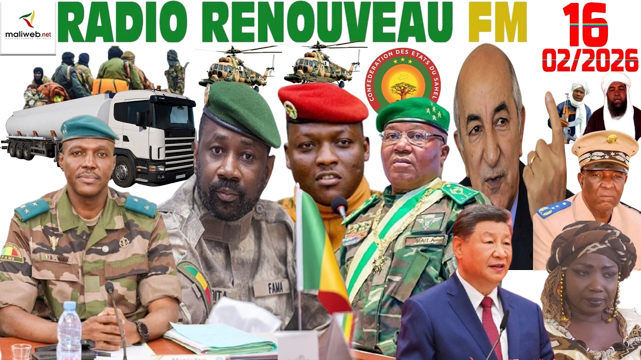 La Revue de Presse de la RADIO RENOUVEAU FM du 16 Février 2026