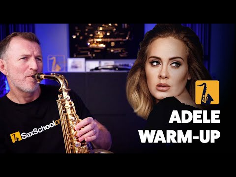 Easy On Me |  Adele Saxophone Warm Up