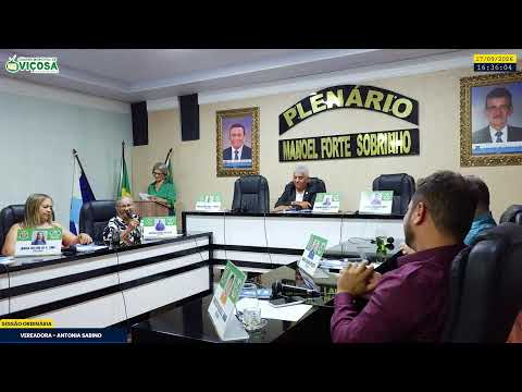 11ª SESSÃO ORDINÁRIA DA CÂMARA MUNICIPAL DE VIÇOSA-RN