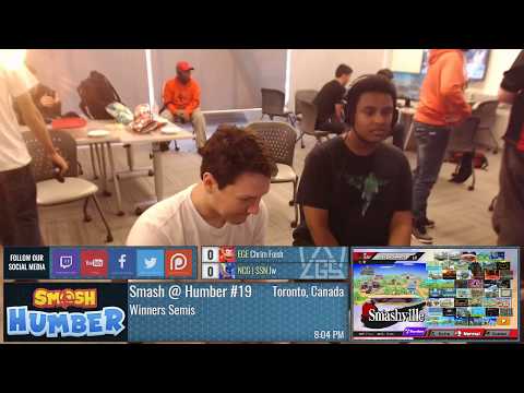 Smash @ Humber #19 - Jw (Greninja) vs Chrim Foish (Diddy) - Smash 4 WSF