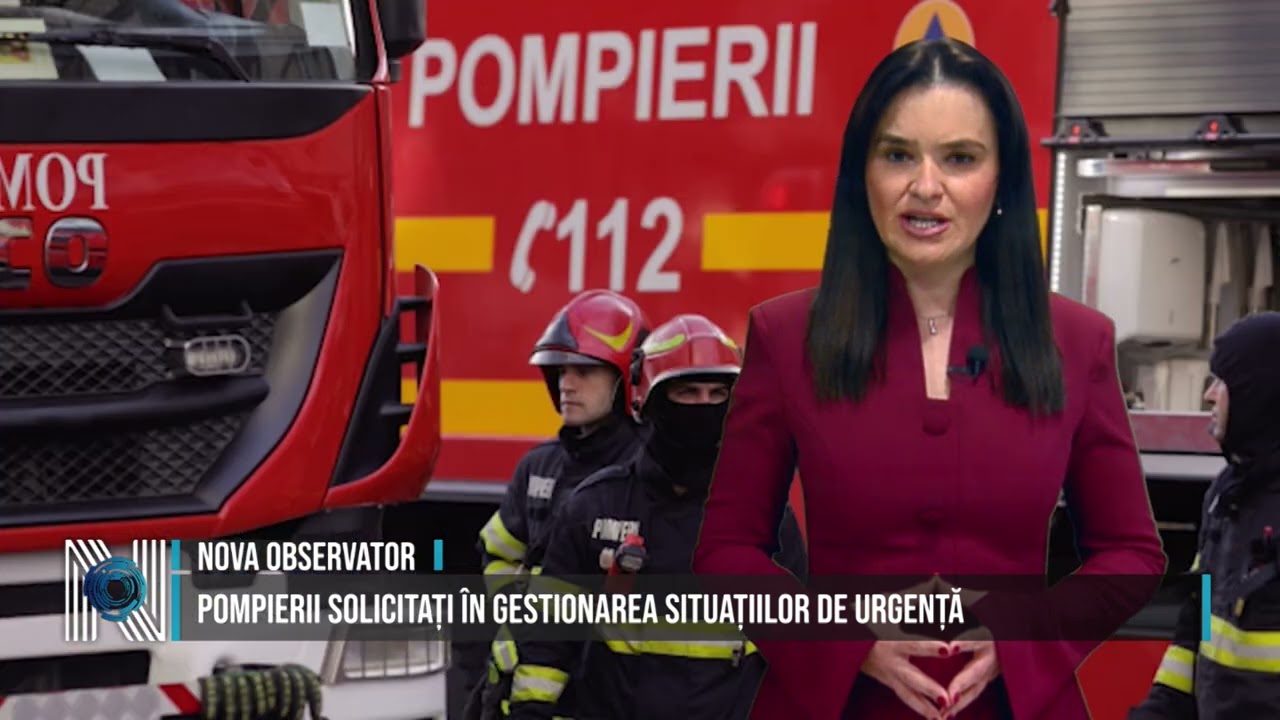 Pompierii solicitați în gestionarea situațiilor de urgență