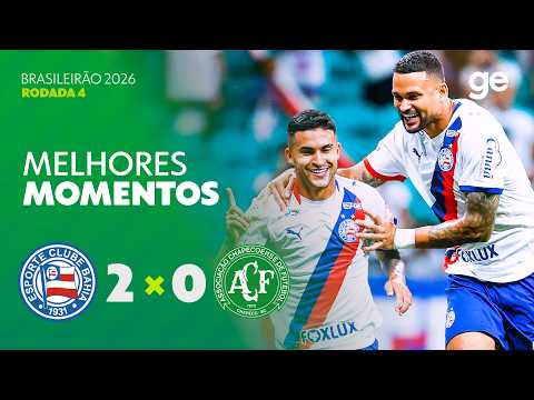 Gols e melhores lances de Bahia x Chapecoense
