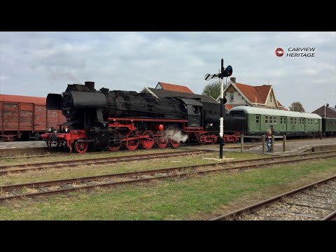 🇩🇪 Filmen vanaf de loc 1942: Kriegsloc BR52: Stadskanaal - Veendam STAR Stadskanaal Rail 21/10/2018