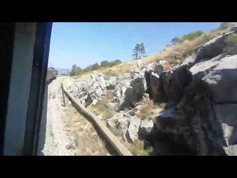 Pociąg RegioJet Praga-Rijeka  - chorwackie widoki z okien pociągu w Rijece