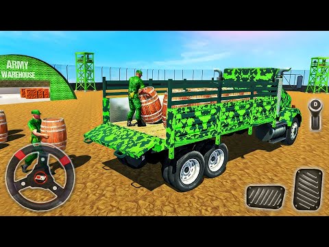 Army Vehicle Cargo Transport - Offroad Army Military Transporter Driving - Android GamePlay