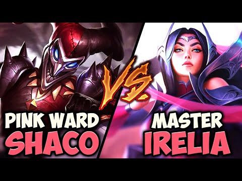 PINK WARD SHACO VERSUS MASTER IRELIA = INTENSE TOP LANE MATCHUP!!