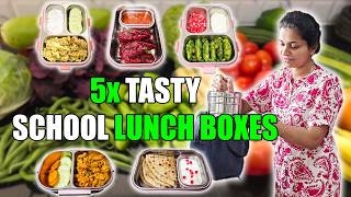 What I Packed in My Daughter's Lunch Box This Week 🍱 | 5 Simple Homemade Lunches